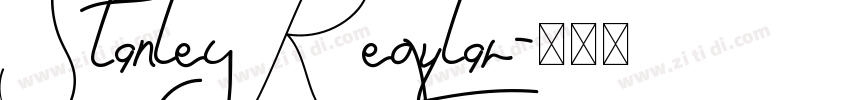 Stanley Regular字体转换
